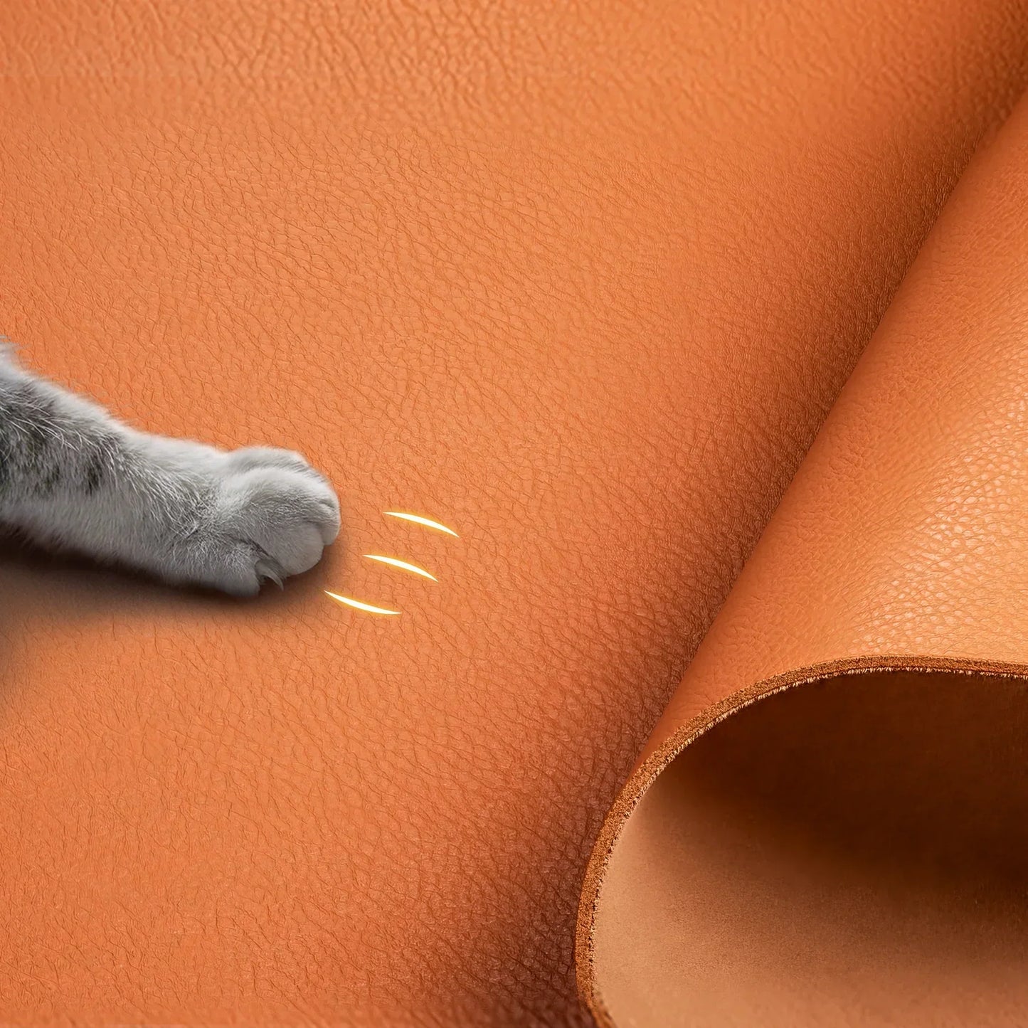 L3 Chaise en cuir de luxe de style mid-century