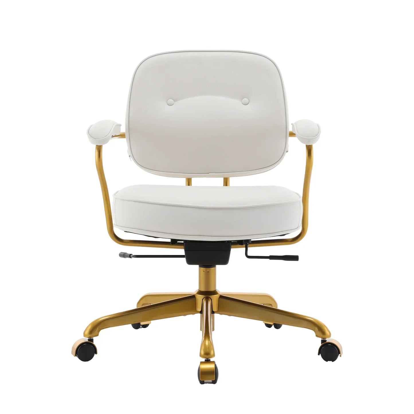 L3 Chaise en cuir de luxe de style mid-century