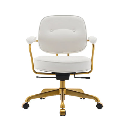 L3 Chaise en cuir de luxe de style mid-century