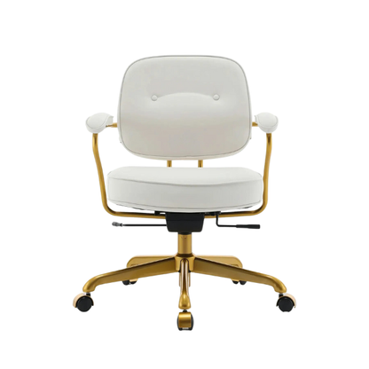 L3 Chaise en cuir de luxe de style mid-century